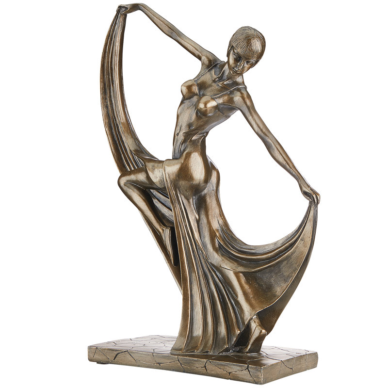 Design Toscano Mistress of the Dance Art Deco Statue & Reviews Wayfair